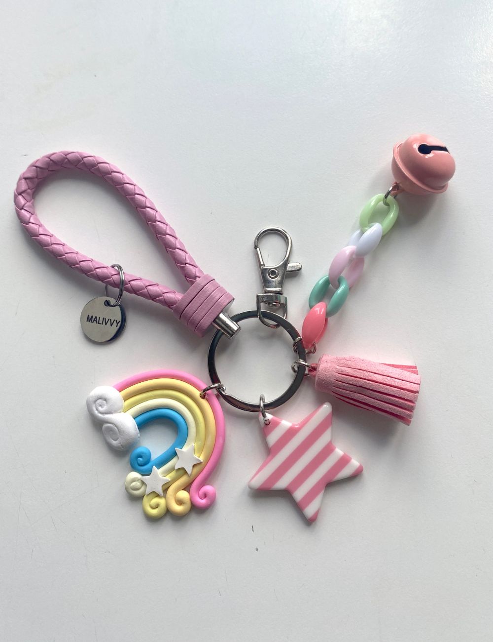 Nøglering med regnbue