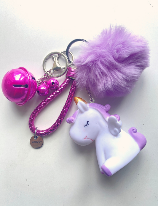 Nøglering med unicorn