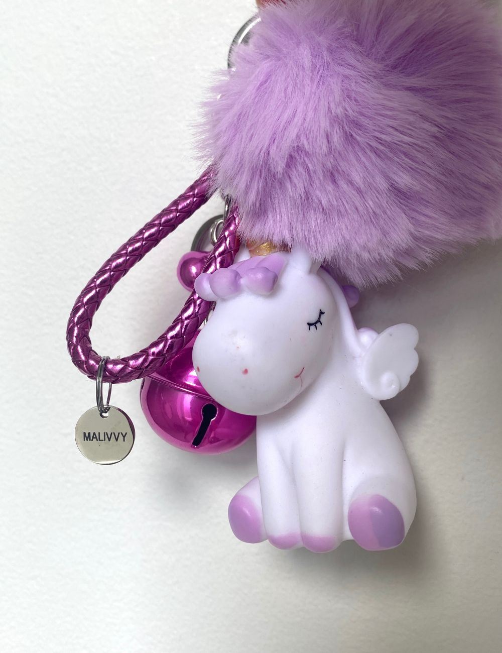 Nøglering med unicorn